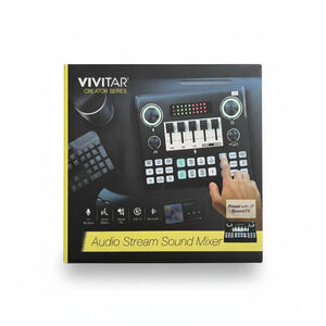 Vivitar Black Creator Series Audio Stream Sound Mixer - Open Package